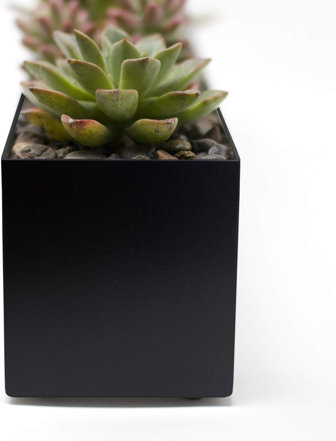 Buhbo Modern Metal Trough Rectangle Planter 32 inch, White