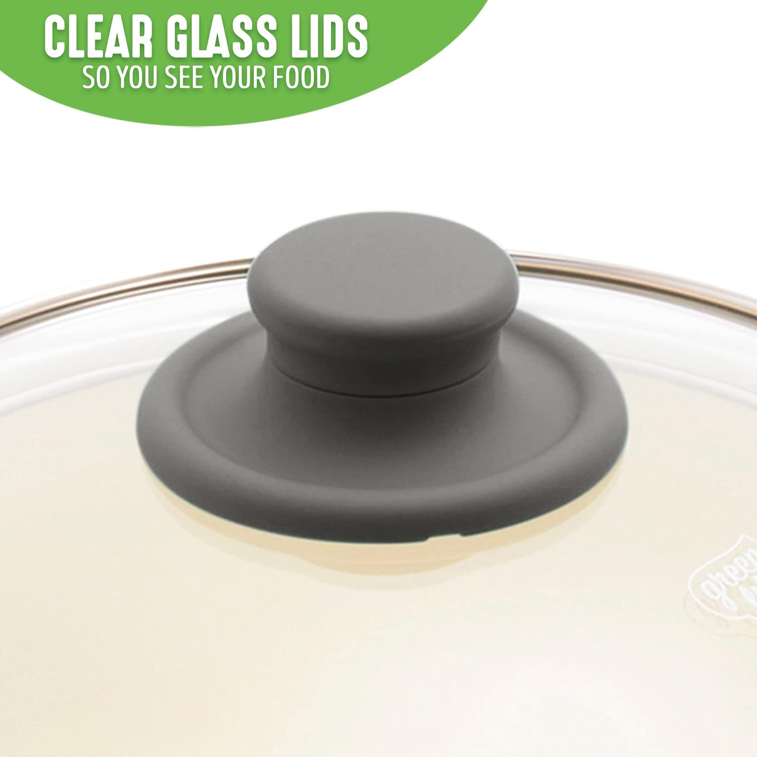 GreenLife Soft Grip 1QT and 2QT Saucepan Set, Healthy Ceramic Nonstick, Non Toxic PFAS & PFOA-Free, Dishwasher Safe, Glass Lids, Stay-Cool Handles, Easy Clean Cookware, Kitchen Essentials, Turquoise