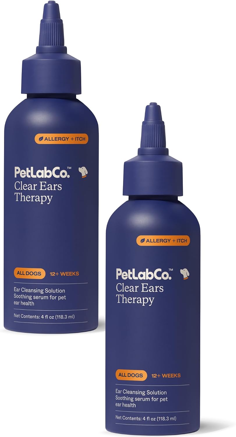 PetLab Co. Clear Ears Therapy Dog Ear Cleaner, 4 fl oz