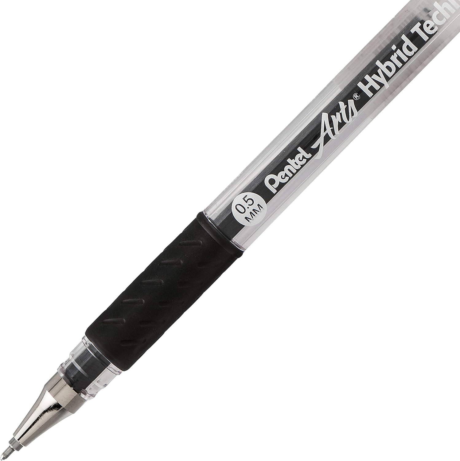 Pentel Arts Hybrid Technica Pen, (0.3mm), Ultra Fine Point, Black Ink, Box of 12 (KN103-A)