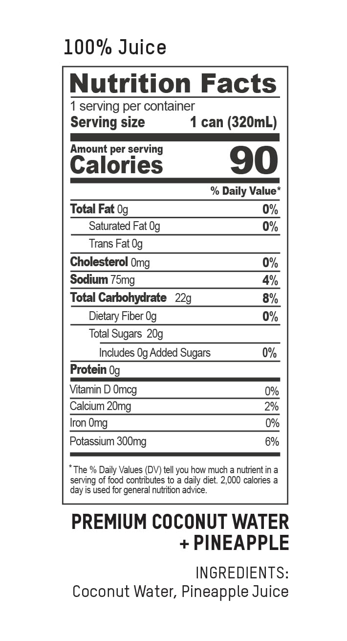 Once Upon a Coconut Premium Coconut Water - Low Calorie All-Natural Drink with Electrolytes - Non-GMO - Gluten-Free - 10.8 Fl Oz (Pack of 12)