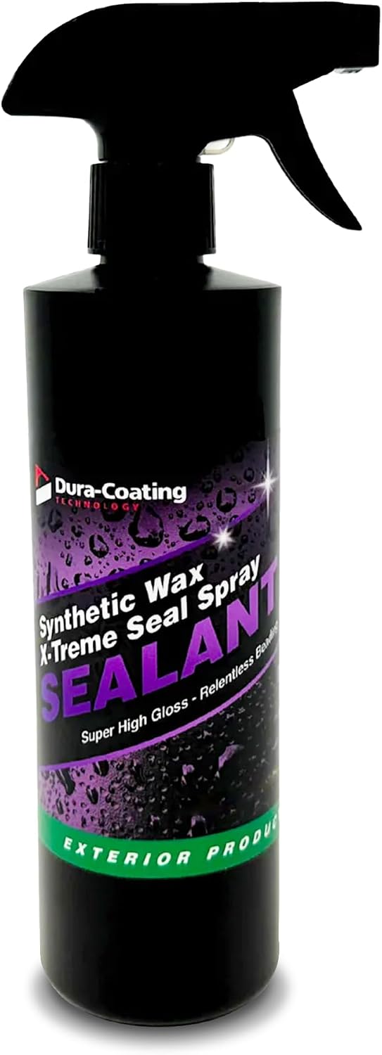 Dura-Coating Technology X-Treme Seal Spray Sealant - Liquid Wet Sealant Wax for Cars, 16oz Spray Bottle - Made in USA