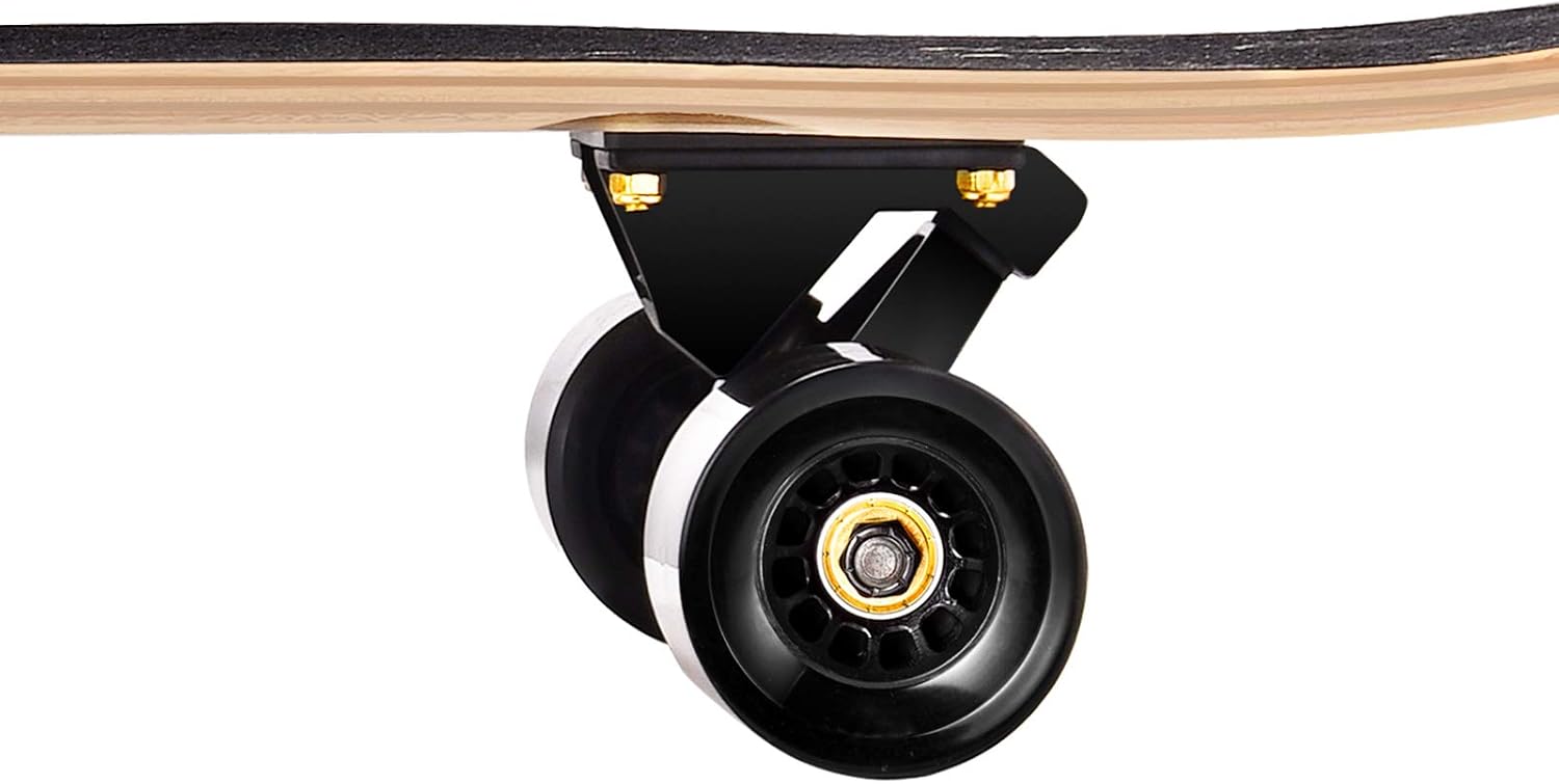 seething 42 Inch Longboard Skateboard Complete Cruiser Pintail, The Original Artisan Maple Skateboard Cruiser Pintail for Cruising, Carving