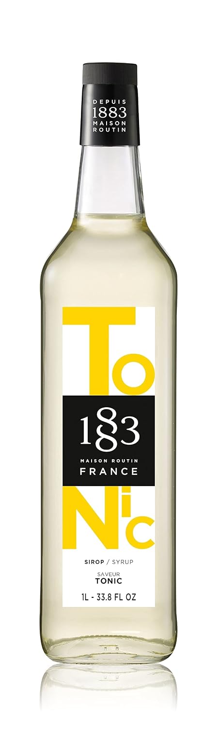 1883 Maple Syrup for Drinks, Made in France, 1 Liter Glass Bottle