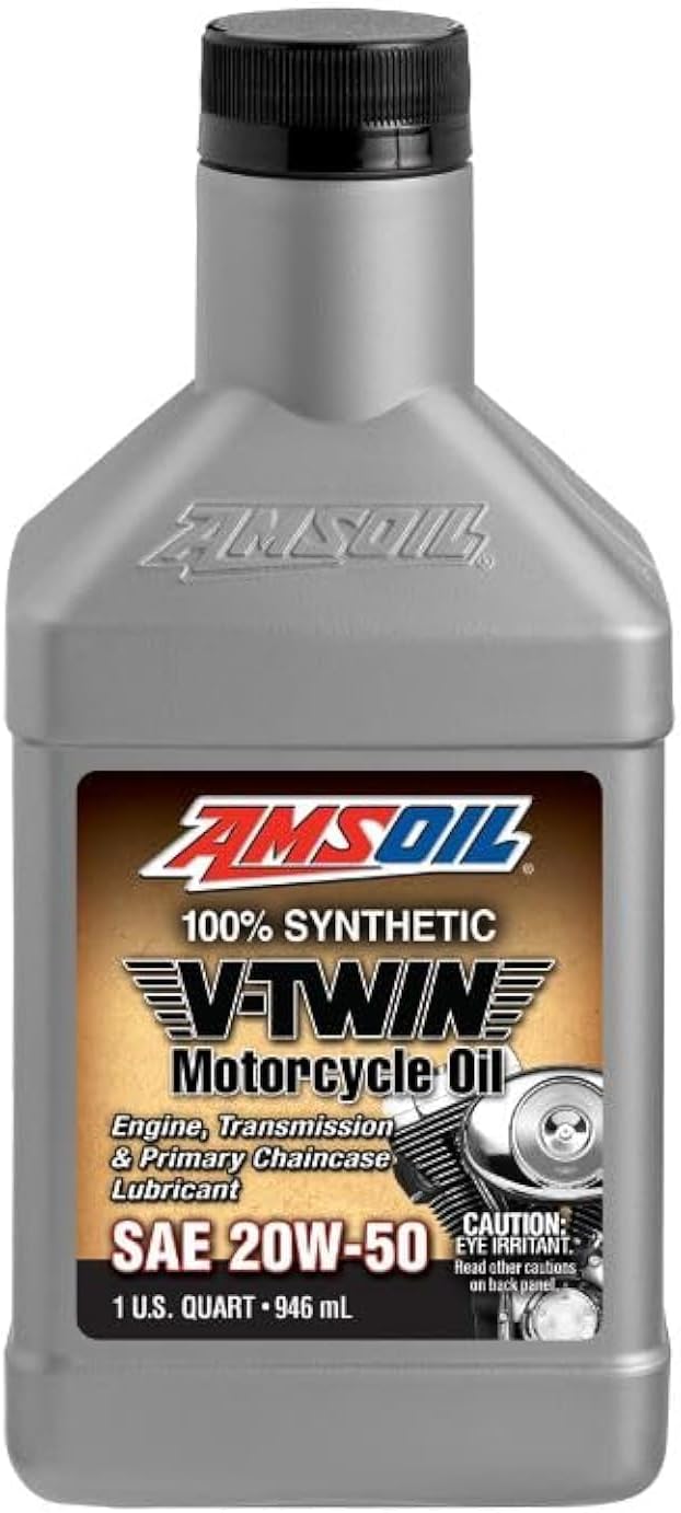 AMSOIL Full Synthetic Motorcycle Oil 20W-50 1 Quart