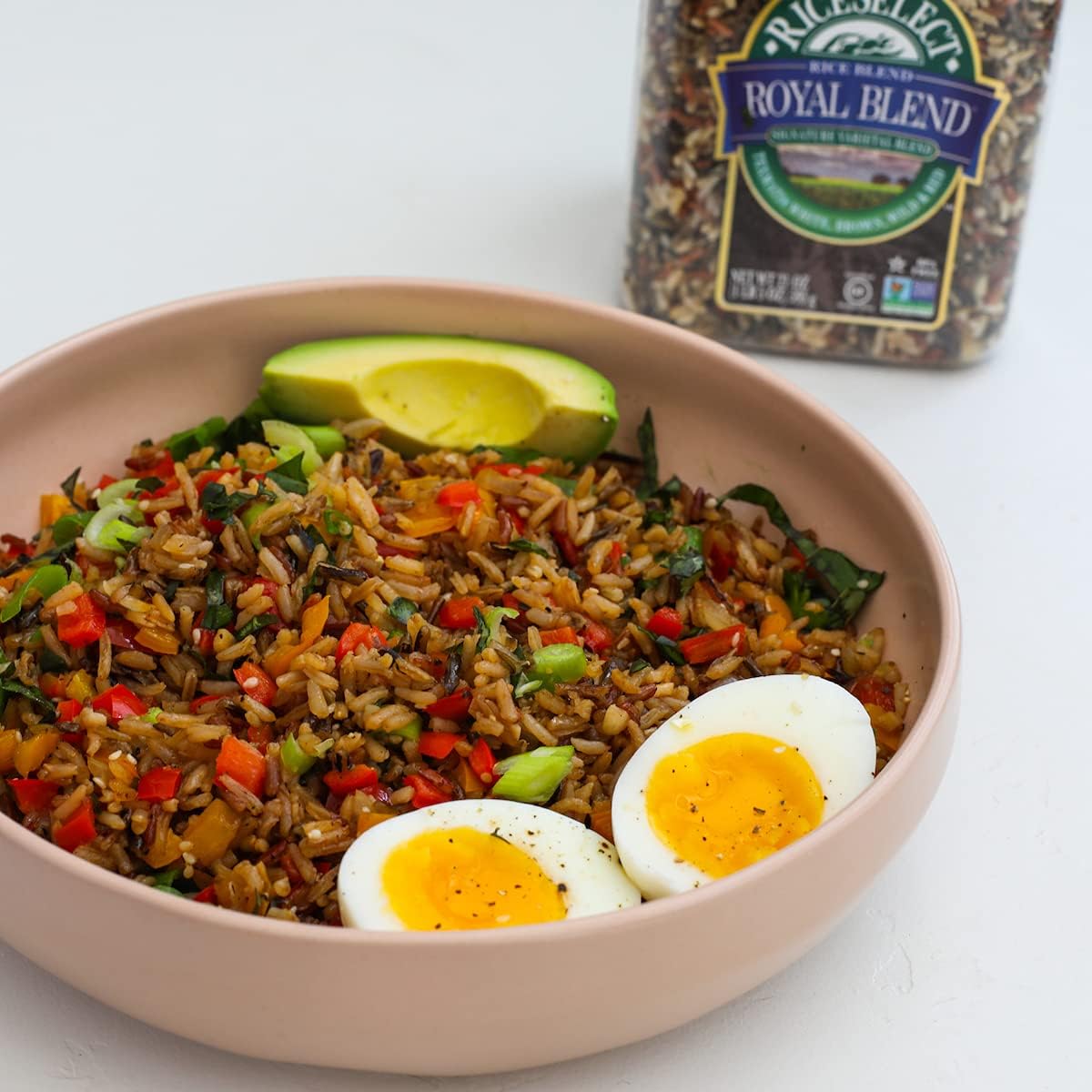 RiceSelect Whole Grain Royal Blend with Wild Rice, Brown, 28 Oz, 4 Count