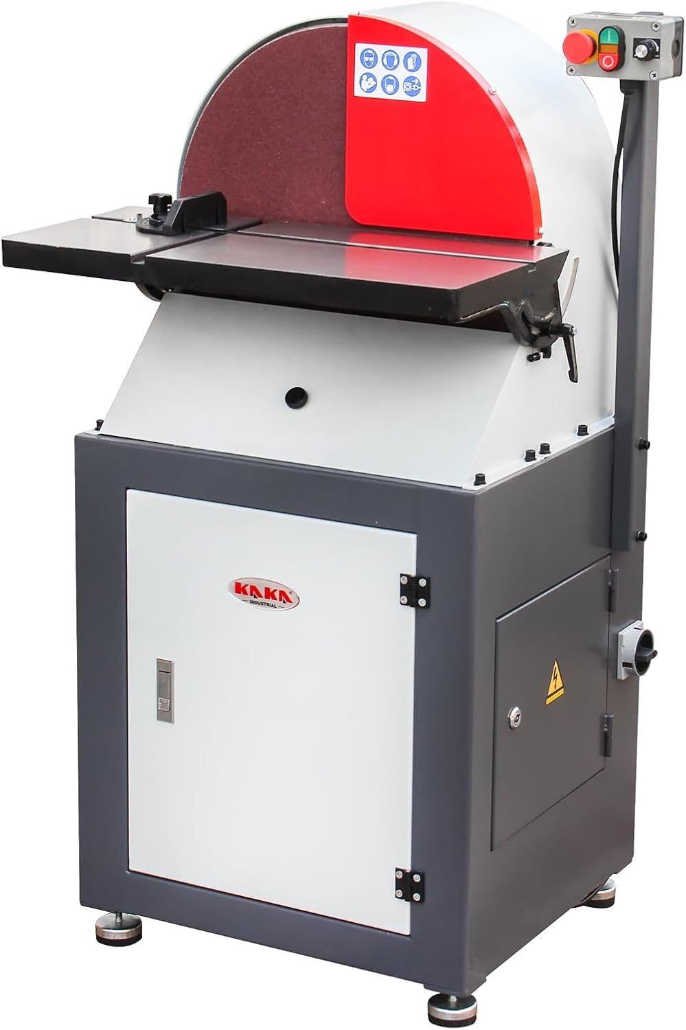 4 x 24 Belt & Oscillating Spindle Sander, KAKA INDUSTRIAL WS-100D | 5 sanding sleeves included