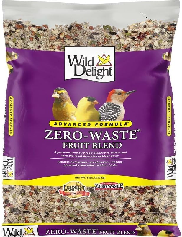 Wild Delight Zero-Waste Fruit Blend Bird Food, 20 Lb