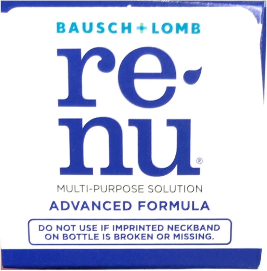 Renu Multi-Purpose Contact Lens Solution Travel Size,2 Fl Oz (Pack of 3)