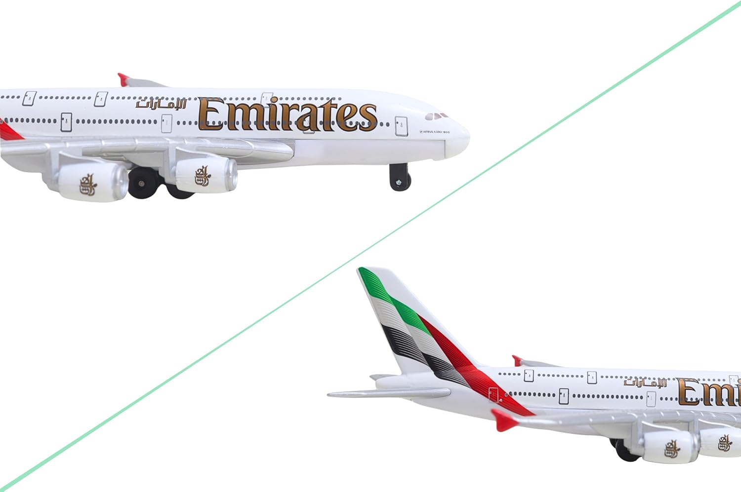 Daron Toy Airplane RT9904 – Emirates A380 – Die-Cast Metal Model Airplane Toy with Plastic Parts for Kids Ages 3+