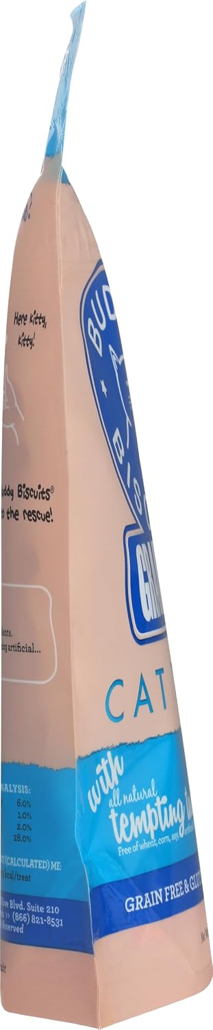 Buddy Biscuits Soft & Chewy Grain Free Cat Treats, Tuna, 3 oz. Pouch