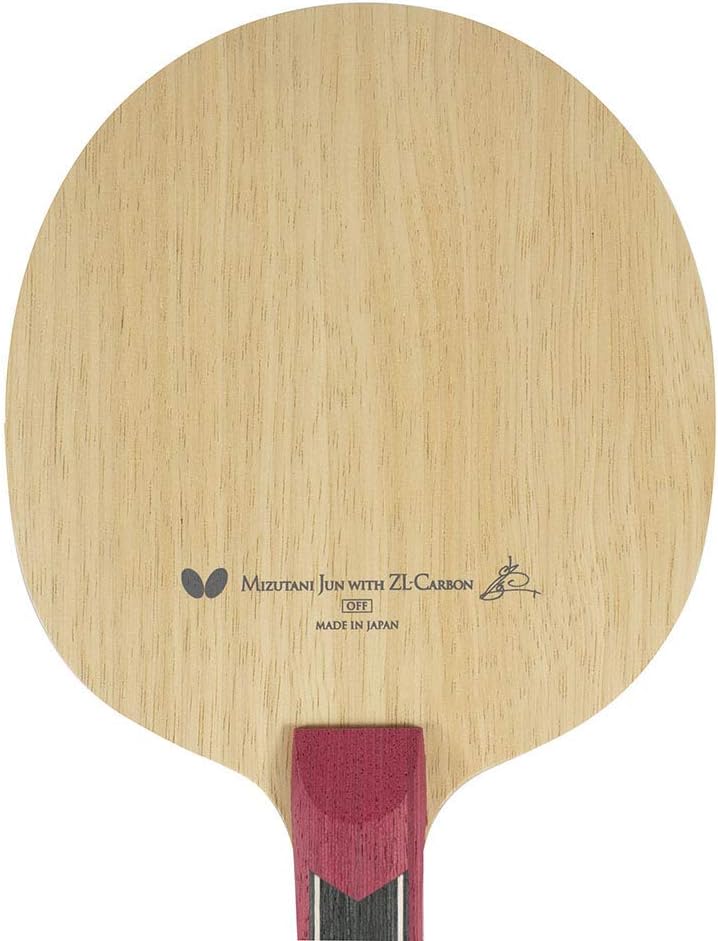 Butterfly Mizutani Jun ZLC Blade - Professional Butterfly Table Tennis Blade - ZL Carbon Fiber Blade - Available in AN, FL, and ST handle styles - Made in Japan