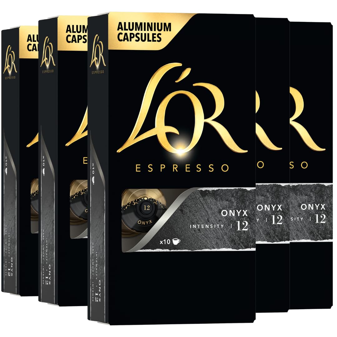 L'OR Espresso Capsules, Dark Roast, Onyx, 10 Capsules