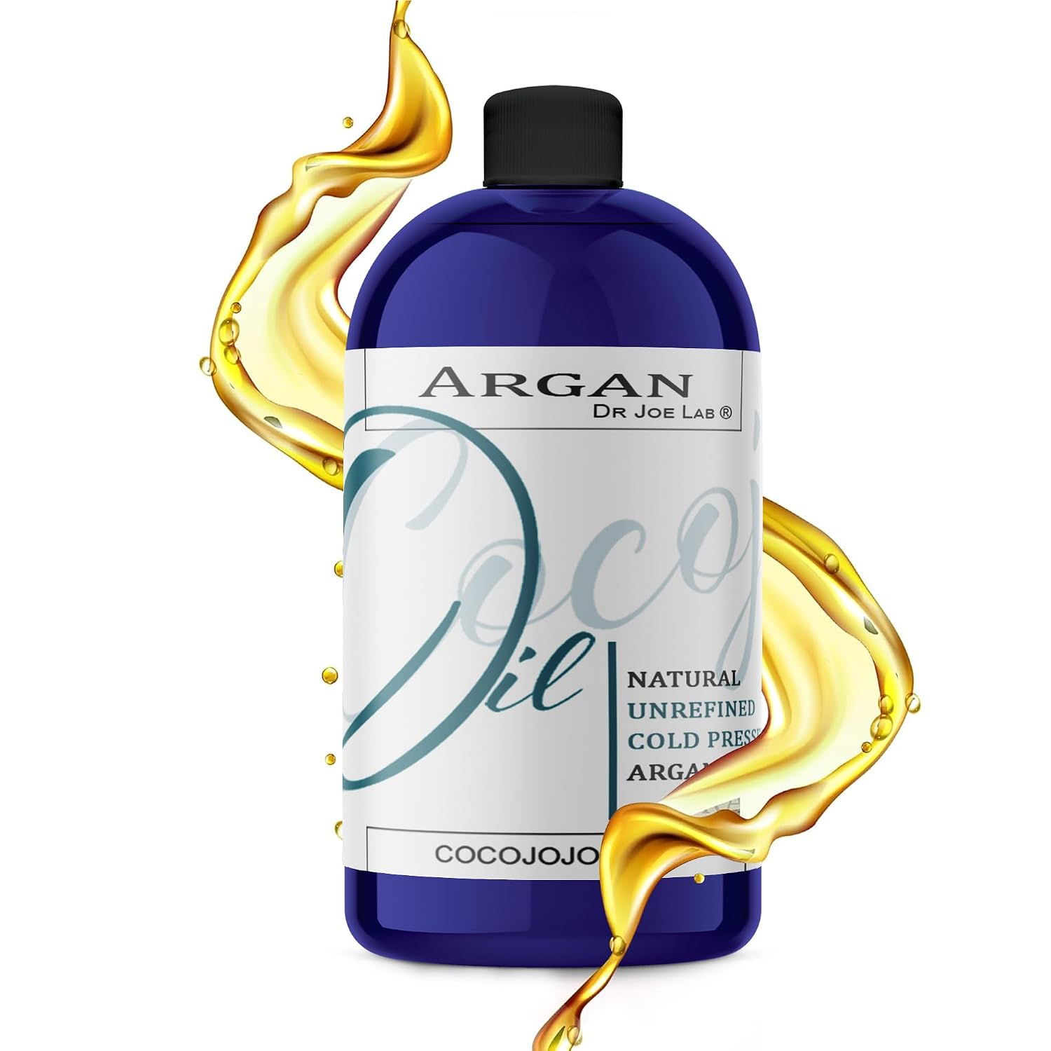 Argan Oil -Cold Pressed 16 oz 100% Pure Natural Extra Virgin Unrefined Grade-a Argan Moroccan Marrakesh Oil Moisturizer Hair Face Lips Body Scalp Skin Hair