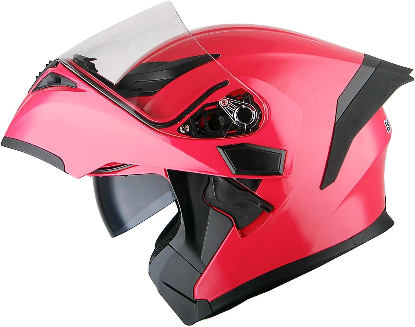 1Storm Motorcycle Modular Full Face Helmet Bike Flip up Dual Visor Sun Shield: HB89 Matt Black