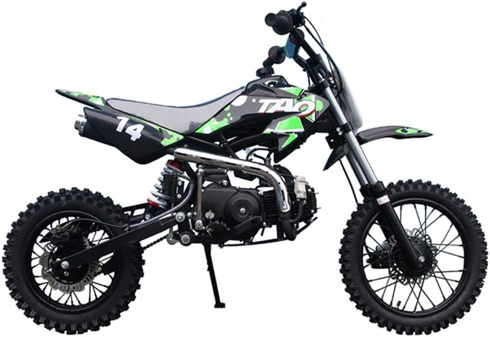 X-Pro 110cc Dirt Bike Pit Kids Pitbike 110 with Gloves, Goggle and Handgrip (Black)