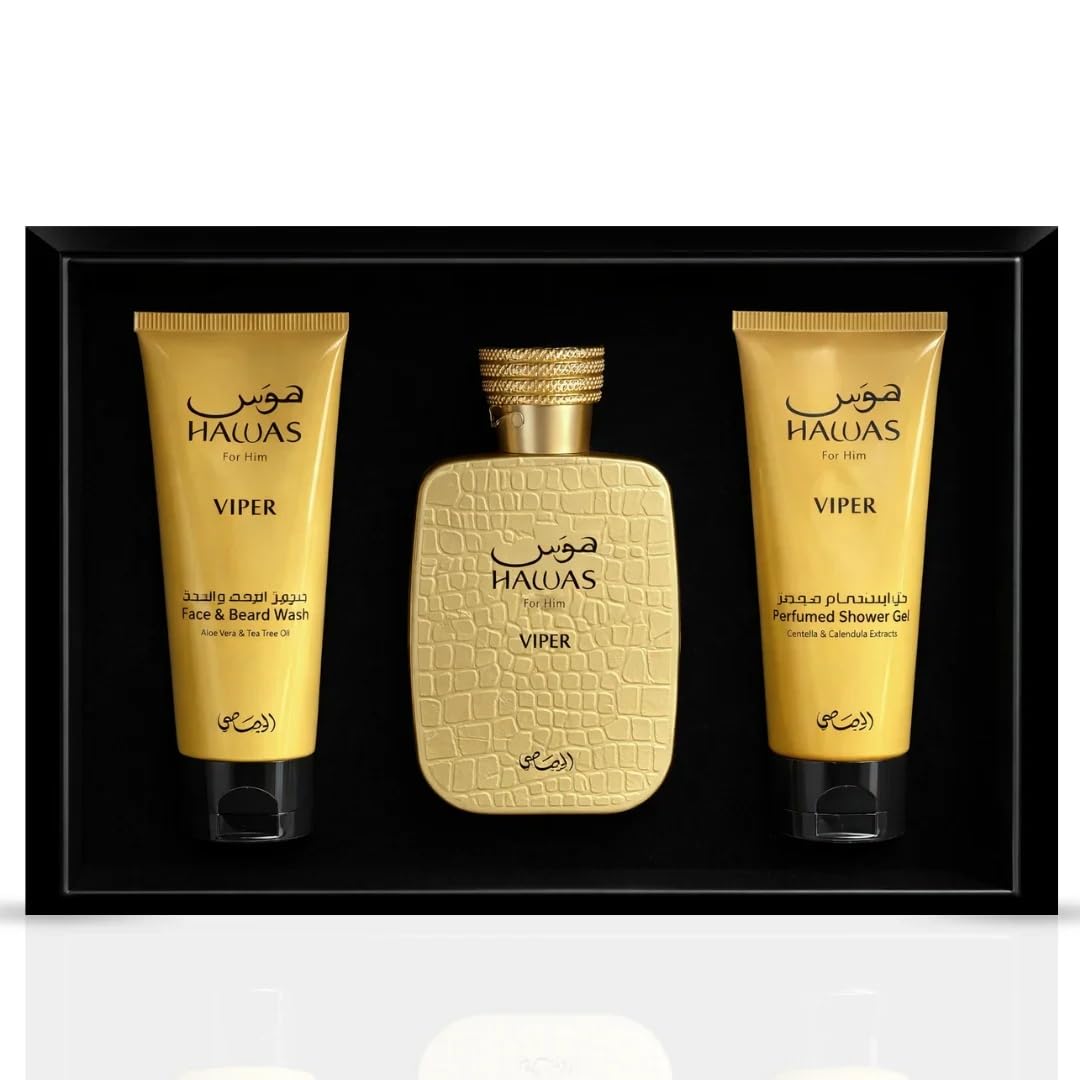 Rasasi Hawas For Men Eau De Parfum Spray 100ML (3.4 Oz) - Long Lasting Arabian Perfume, Premium Perfume Men, Ideal for Special Occasions & Daily Elegance, A Bold and Captivating Fragrance