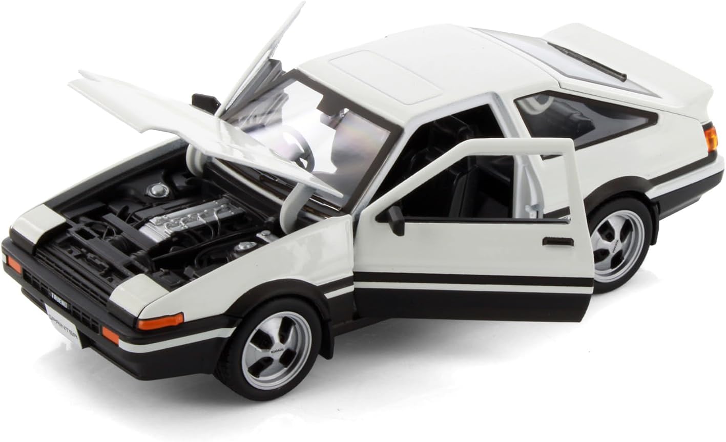Toyota Sprinter Trueno AE86 37916-1/24 Scale Diecast Model Car (White)