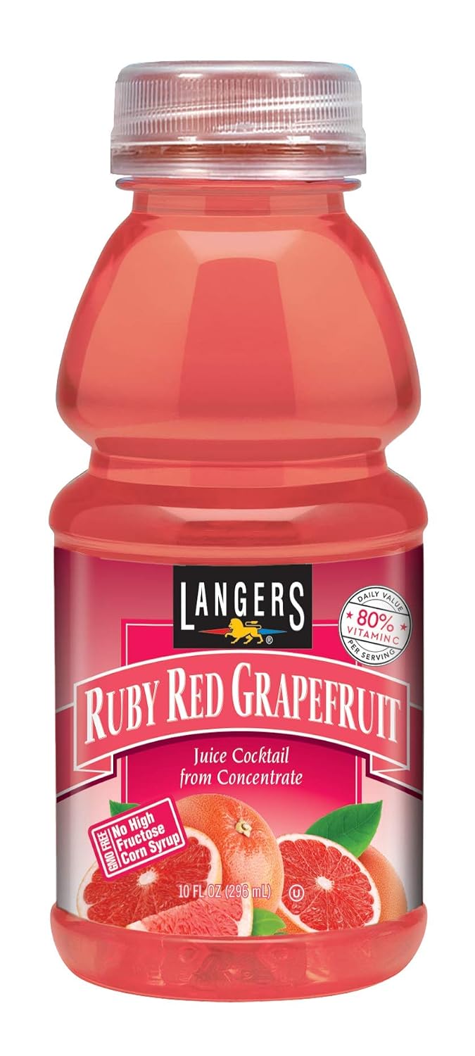 Langers Juice Pineapple Cocktail Juice, 15.2 Fl Oz (Pack of 12)
