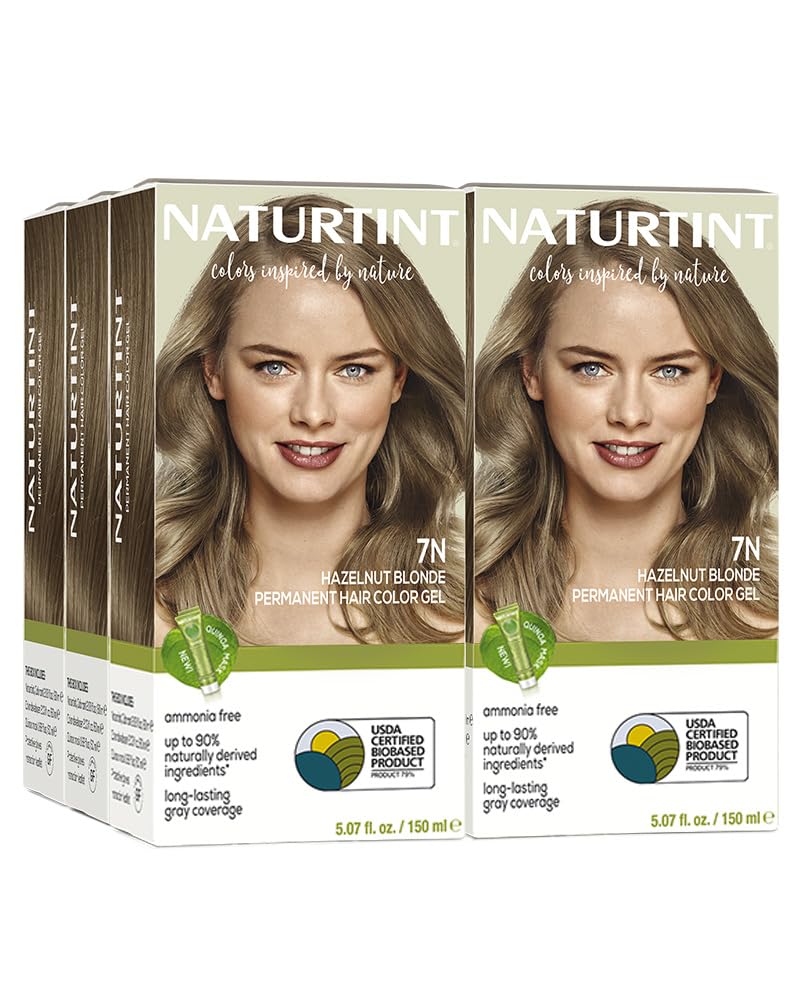 Naturtint 9N Honey Blonde Permanent Hair Color (Pack of 1), Ammonia Free, Vegan, Cruelty Free, up to 100% Gray Coverage, Long Lasting Results (Packaging may vary)
