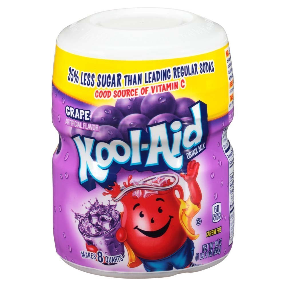 Kool-Aid Drink Mix, Tropical Punch, 19 oz | for Flavorful Hydration and Shareable Refreshment Good Source of Vitamin C, Caffeine Free Gluten Free