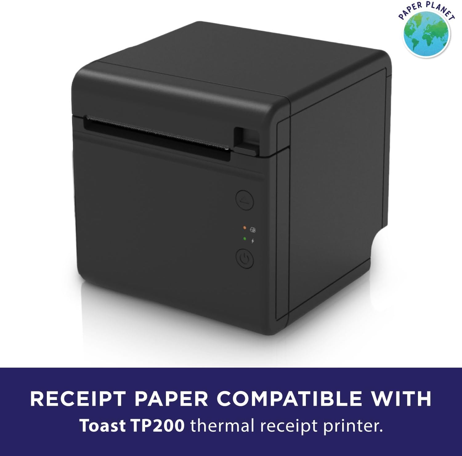 PaperPlanet Thermal Paper for Toast TP200 Printer | 20 Rolls | Thermal Receipt Paper, Compatible with Toast TP200 Printer
