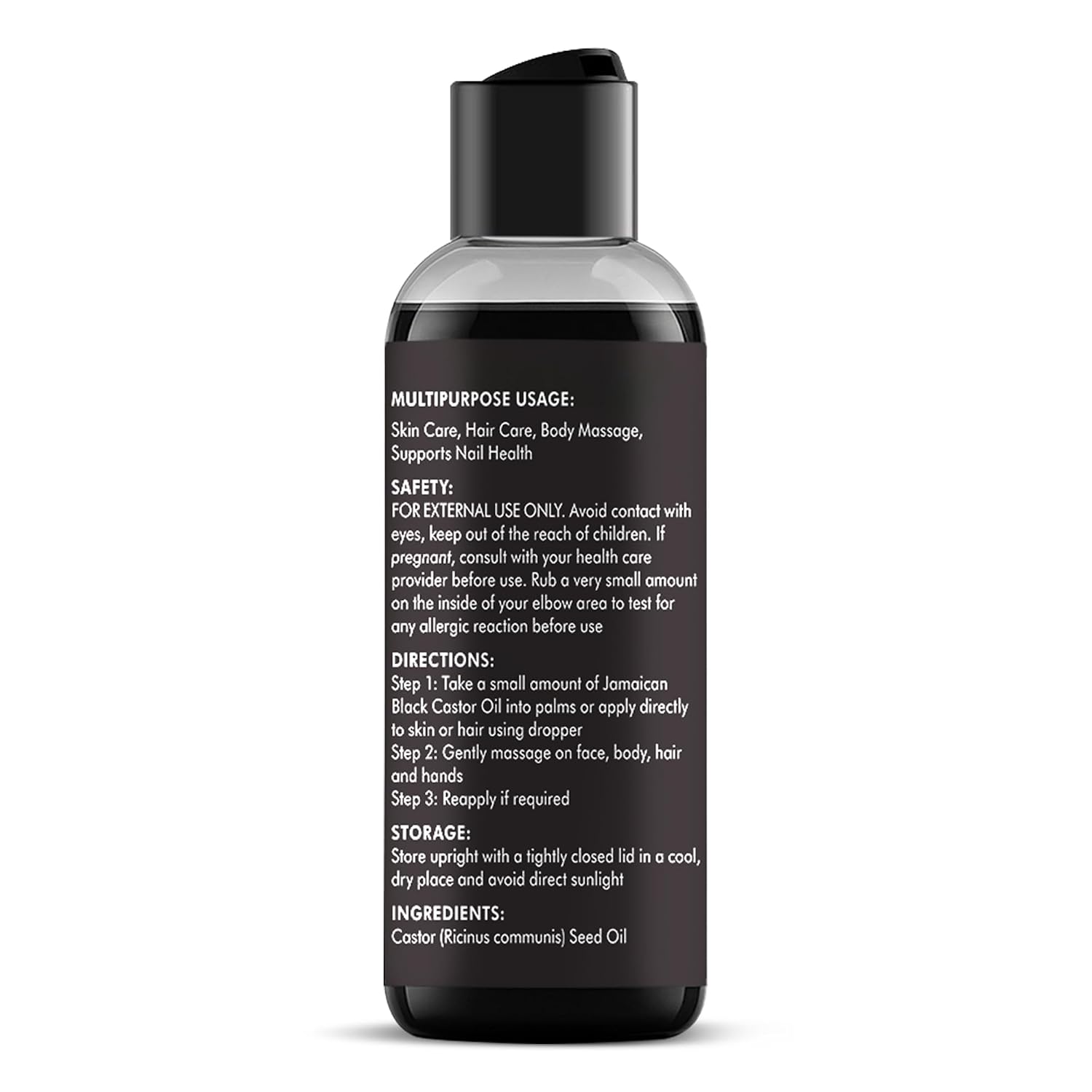 Majestic Pure Jamaican Black Castor Oil, 100% Natural Oil - 16 Fl Oz