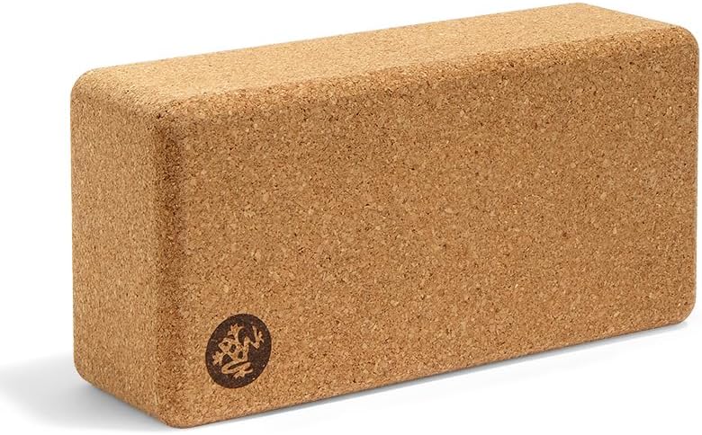 Manduka Yoga Block - Fine-Grain Block, Yoga Equipment, Home Gym Accessory, Pilates Tool, Lightweight for Travel, Extra Firm Workout Accessory with Comfortable Edges