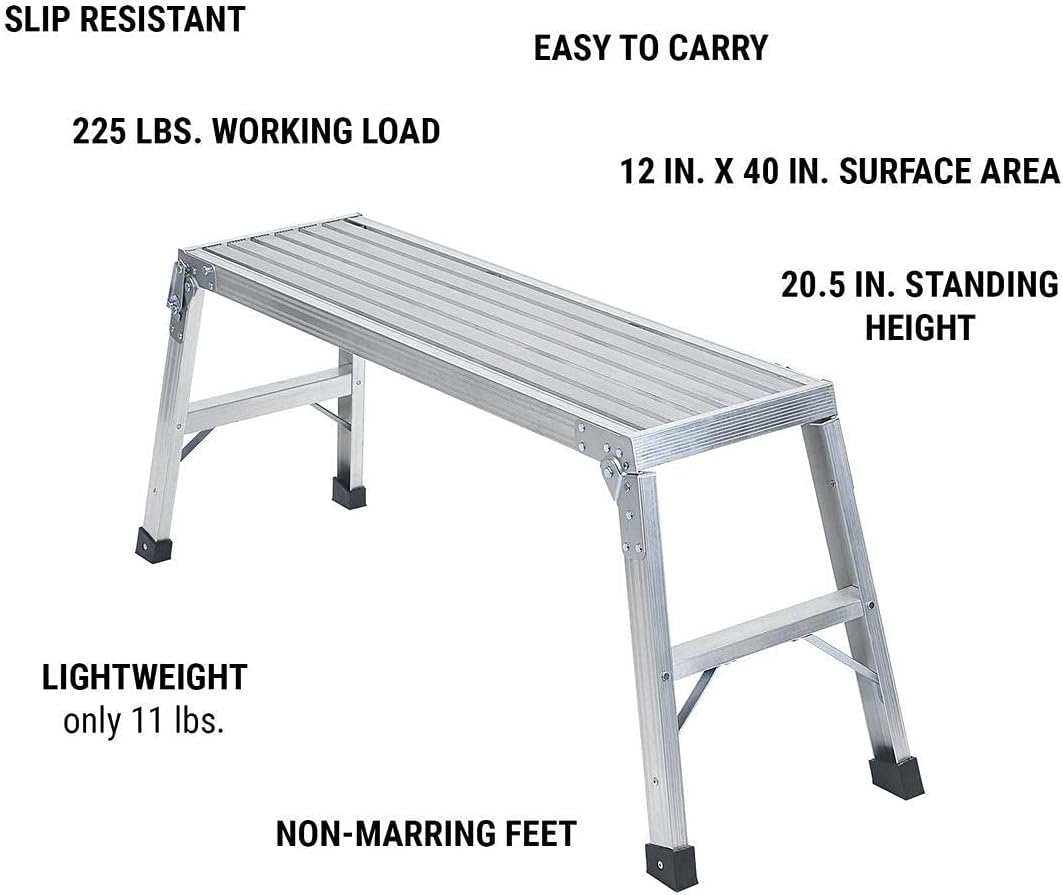 Franklin 40 in. Lightweight Aluminum Work Platform