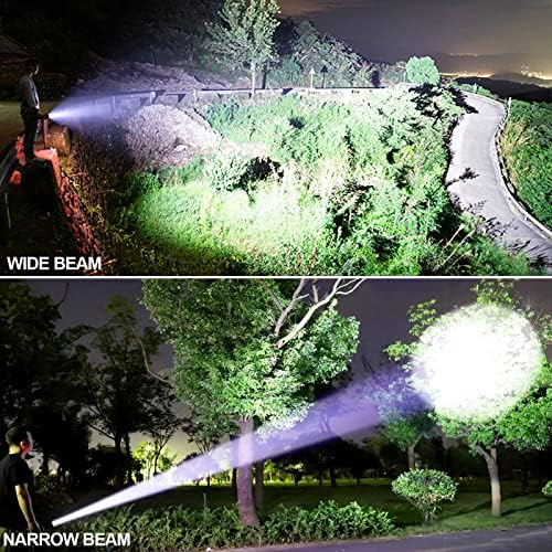 Lylting Rechargeable LED Flashlights High Lumens, 99, 000 Lumens Super Bright Flashlight with 5 Modes & Waterproof