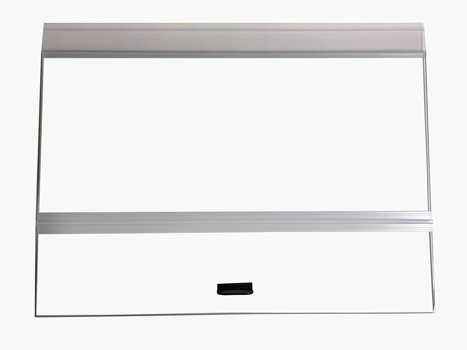 H2Pro 48x18 Glass Canopy 2 Piece Set for 75/90/110 Gallon Aquarium Fish Tank (22.08 x 16.57 x 0.16in)