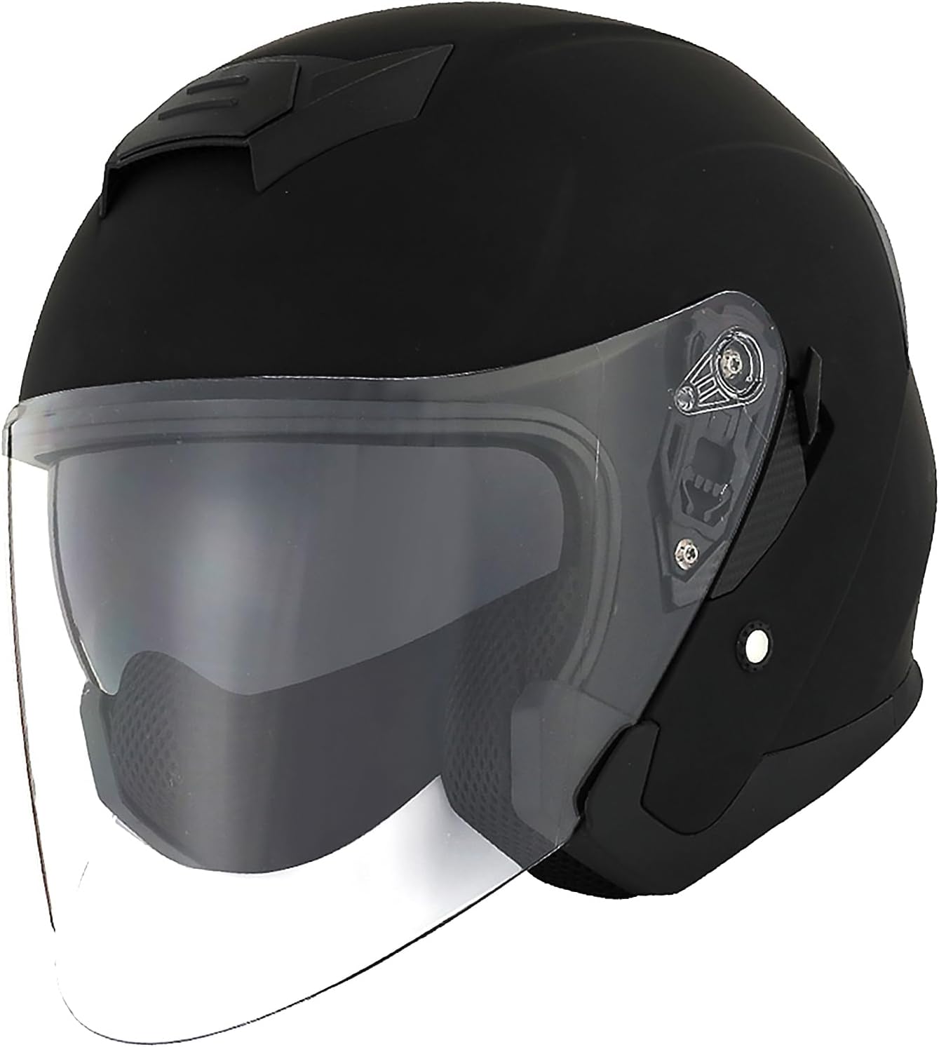 1Storm Motorcycle Open Face Helmet Scooter Classical Knight Bike Dual Lens/Sun Visor: HJK526
