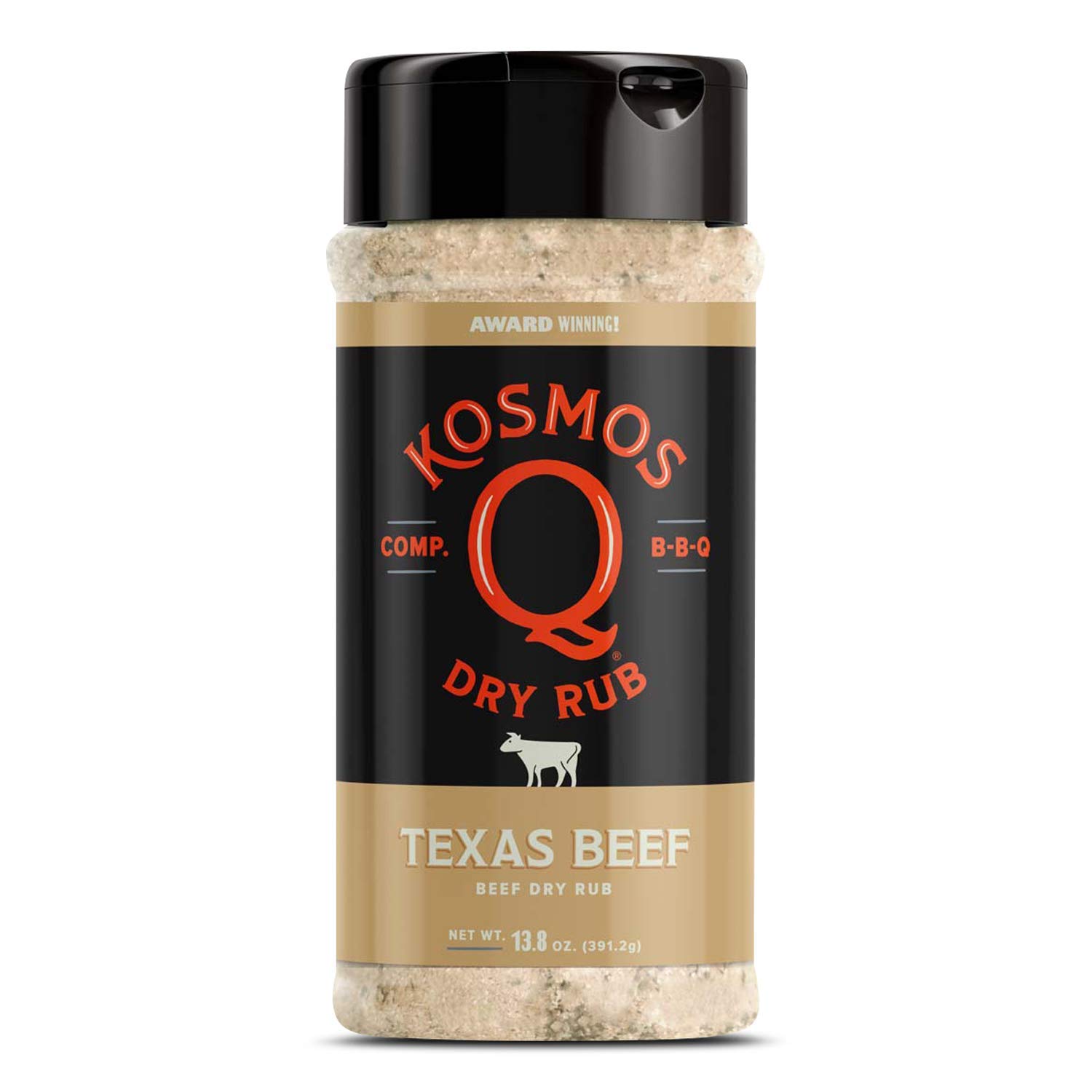 Kosmos Q BBQ Grill Spices & Seasonings Set, Father’s Day Gift for Him, 8 Flavor BBQ Rub Variety Pack with Cow Cover, Dirty Bird, SPG & More