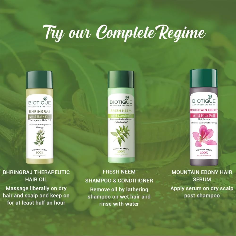 Biotique Bio Neem Margosa Anti Dandruff Shampoo and Conditioner, 180ml