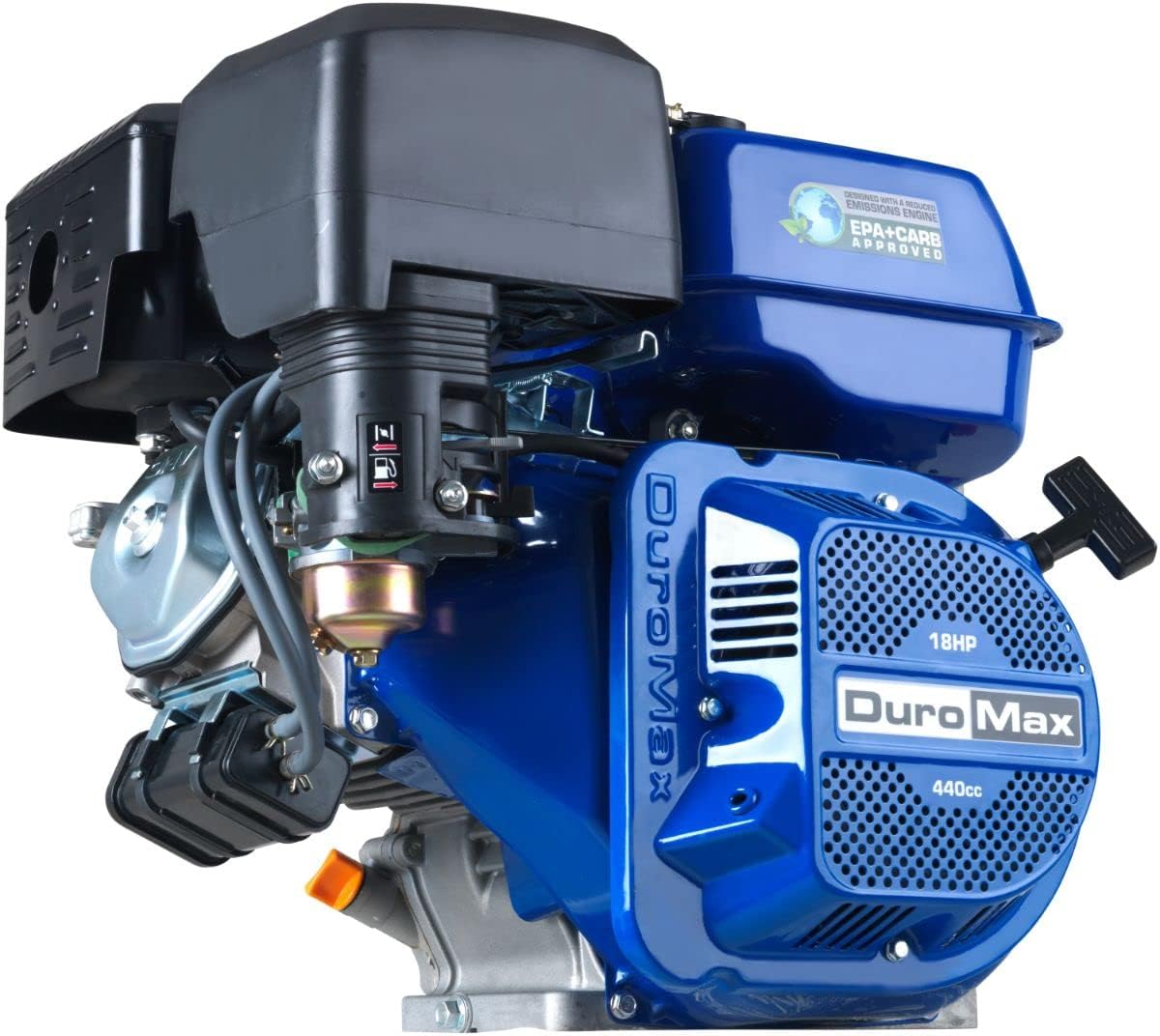DuroMax XP7HPE 208cc Electric Start Gas Powered, 50 State Approved, Multi-Use Engine Blue