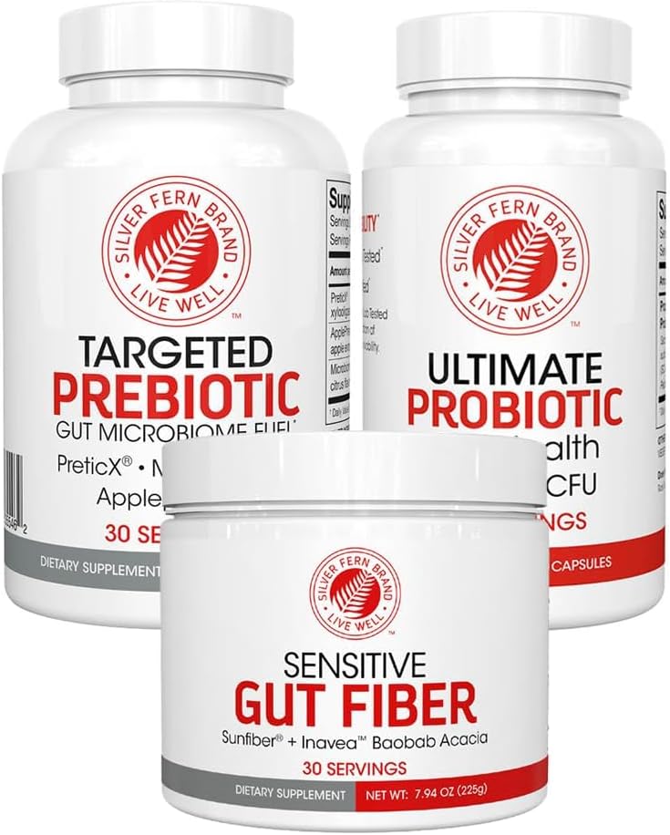 Silver Fern Brand Ultimate Probiotic - Probiotics for Women & Men | 8 Billion CFU Spore-Forming Gut Health Supplement - DNA Verified, Vegan, Shelf-Stable, High Survivability - 60 Capsules