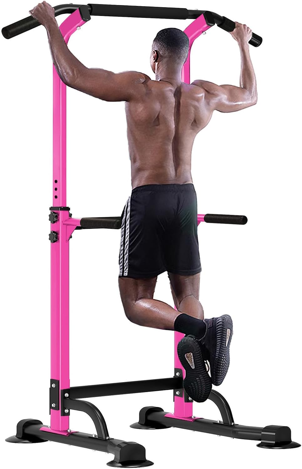 SogesHome Multi-Function Power Tower Pull Up Bar Dip Station for Home Gym