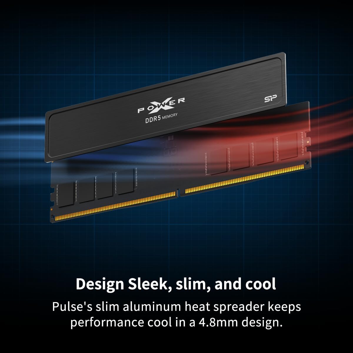 Silicon Power Value Gaming DDR5 32GB (2x16GB) 6000MT/s (PC5-48000) 288-pin CL30 1.35V UDIMM Desktop RAM Computer Memory SP032GXLWU60AFDJ