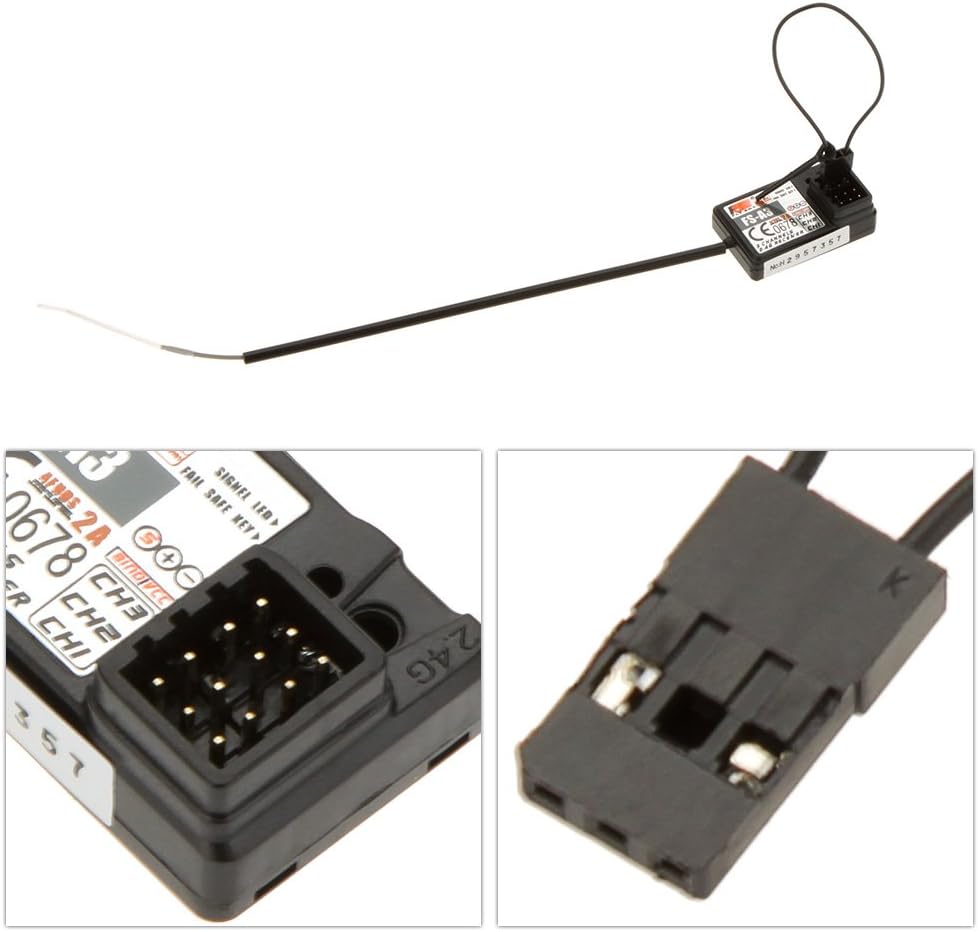 Flysky FS-A3 AFHDS2A 2.4G 3CH Receiver for GT2E GT2G Transmitter 2PCS