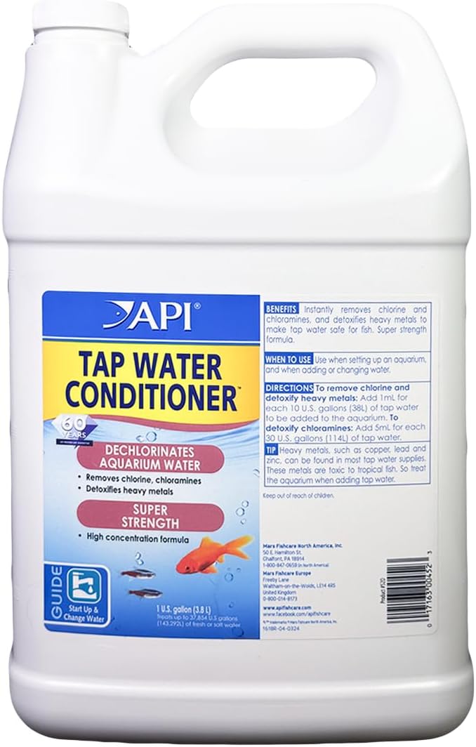API TAP WATER CONDITIONER Aquarium Water Conditioner 16-Ounce Bottle