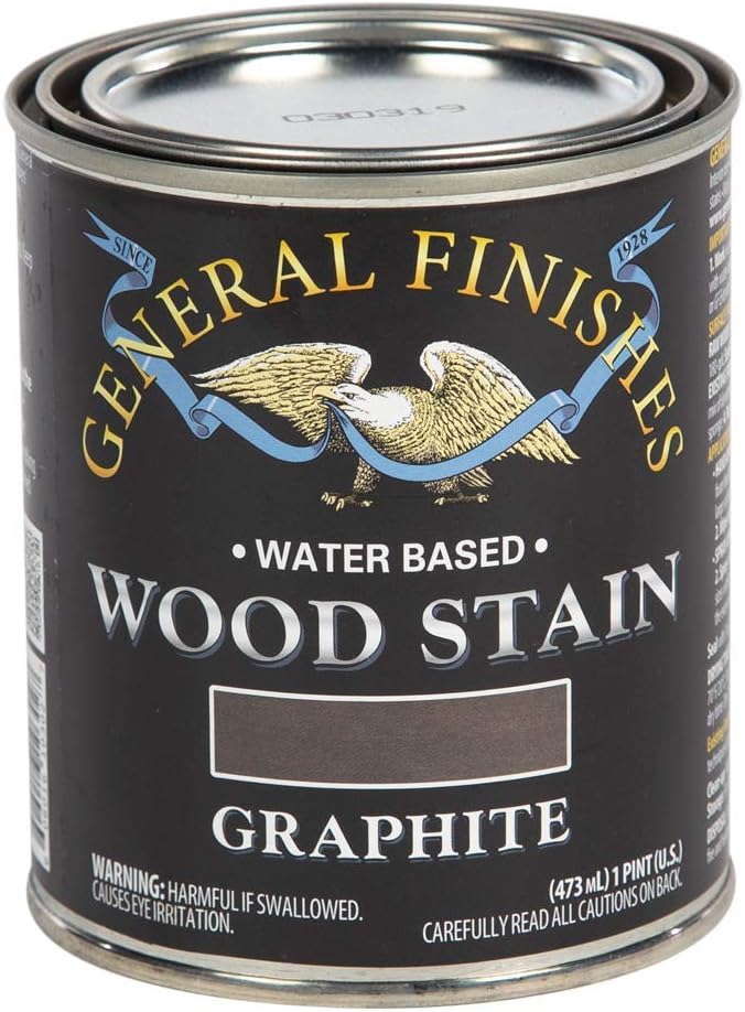 General Finishes Water Based Wood Stain, 1 Quart, Antique Oak
