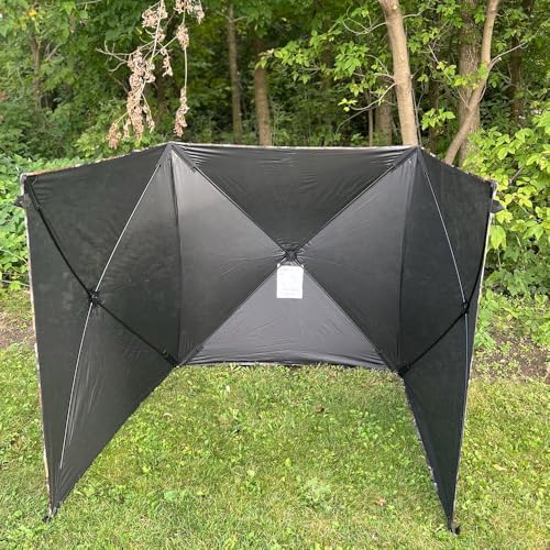 THUNDERBAY Pop Up 3 Sided Ground Blind for Deer Duck Turkey Hunting, Portable Quick Setup Lightweight 3 Panels Deer Hunting Blind