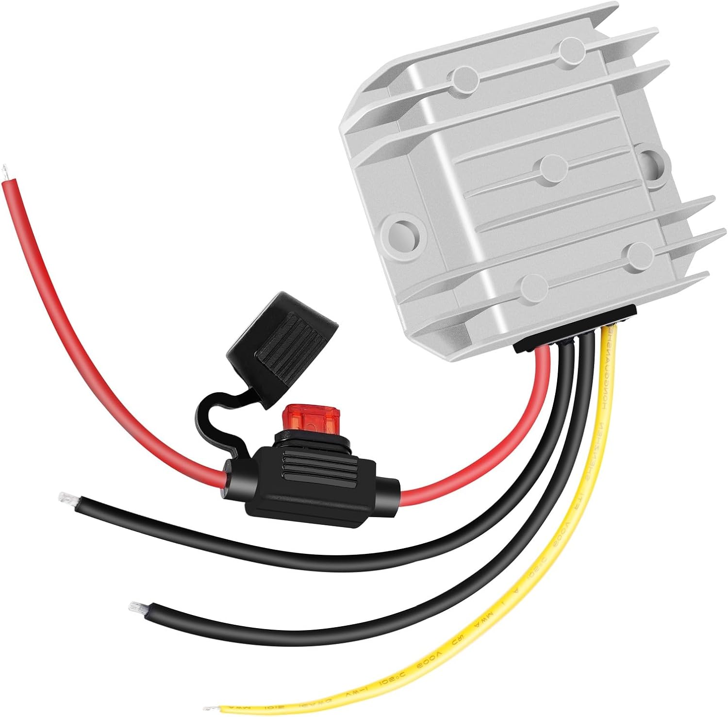 DC-DC 6V 10A 60W Step-Down Converter 12V 24V to 6V Power Transformer Converter with Fuse, Waterproof Voltage Regulator…