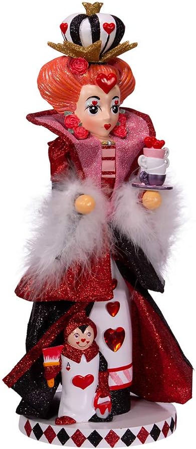 Kurt S. Adler 17.5-Inch Hollywood Queen of Hearts Nutcracker