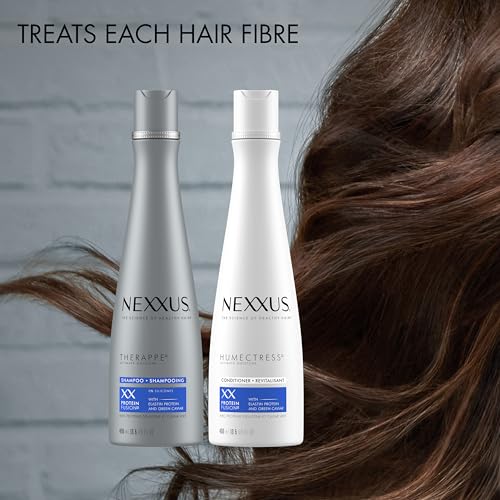 Nexxus Therappe Humectress Shampoo Conditioner 2 Count for Ultimate Moisture for Dry Hair Powered by Polysoft Hydrator Technology with Tri-lipids 33.8 fl oz