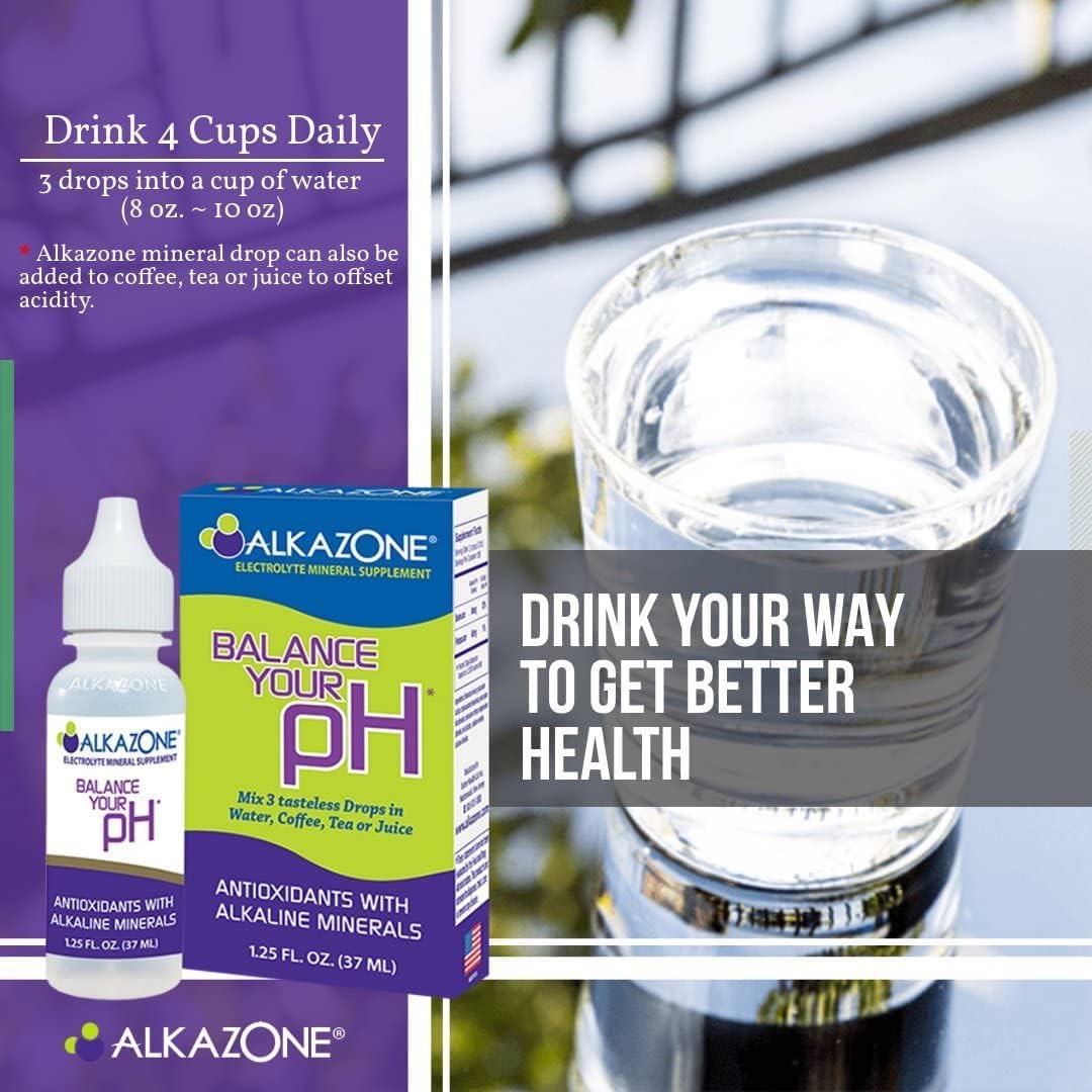 AlkaZone - Alkaline pH Booster Drops 1.25 fl oz (3-Pack)