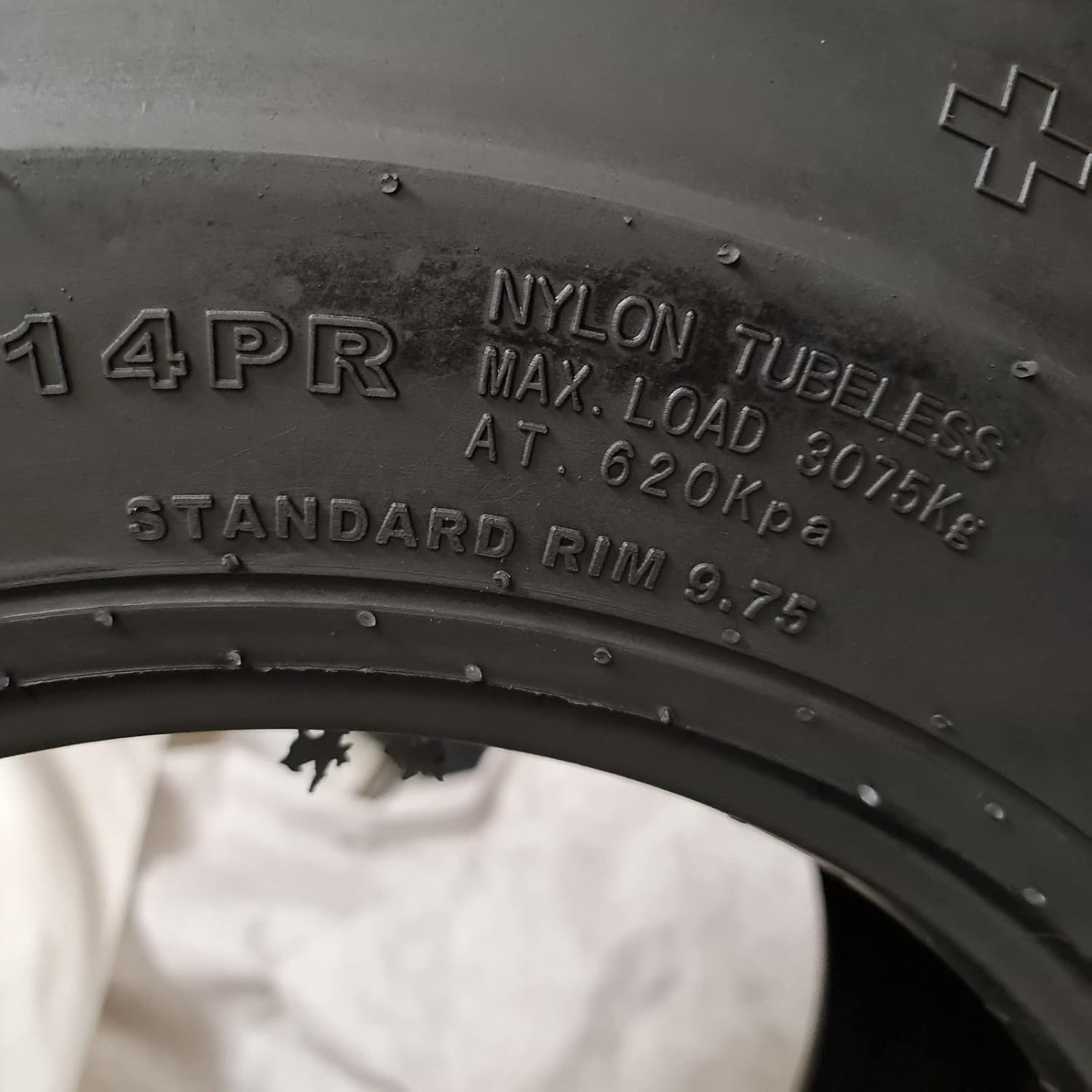 1 Tire 12-16.5 14 Ply NHS TL ROAD CREW Deeper Tread w/Rimguard Skid Steer Tires HD
