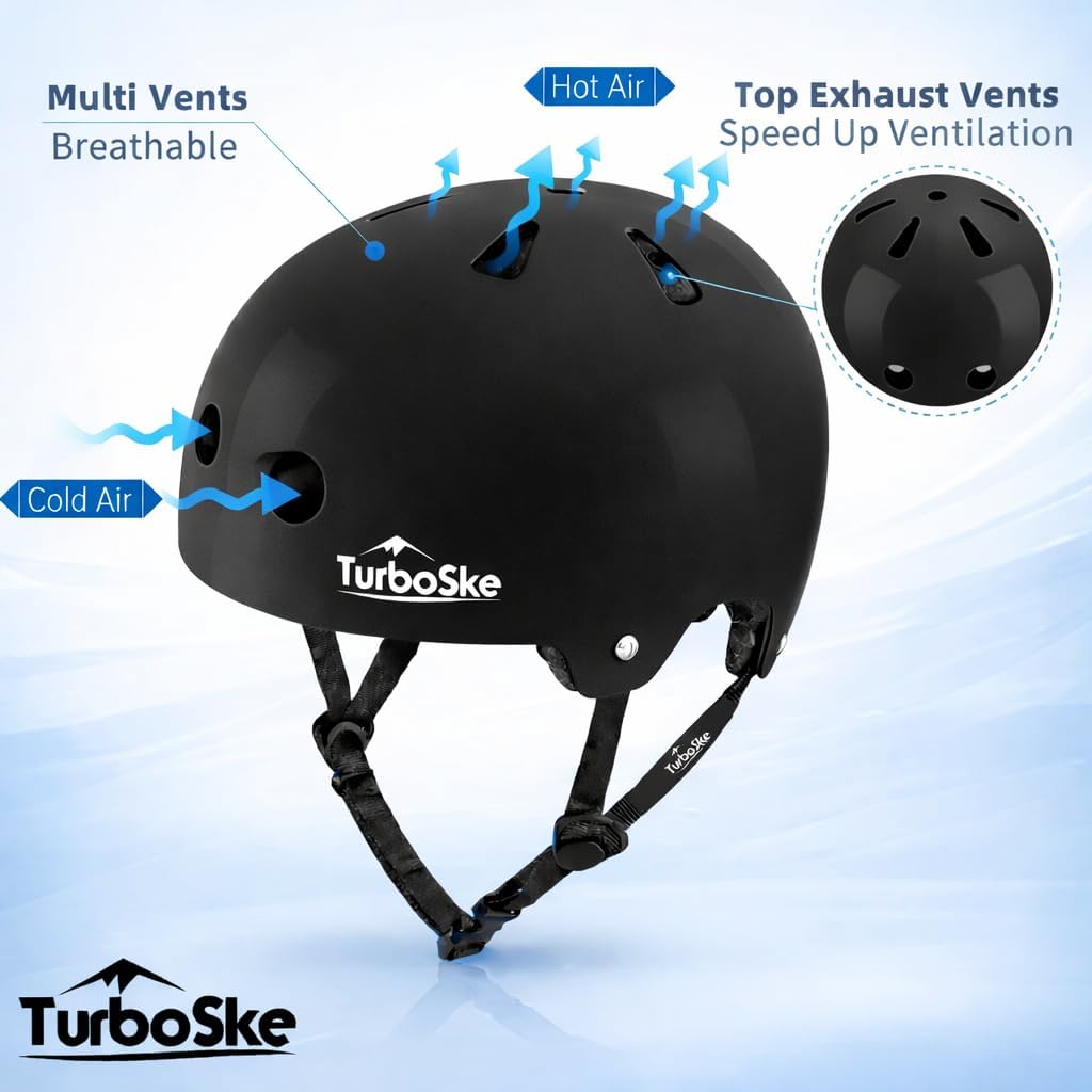 Skateboard Helmet,BMX Bike Multi-Sport Helmet for Youth,Men Women