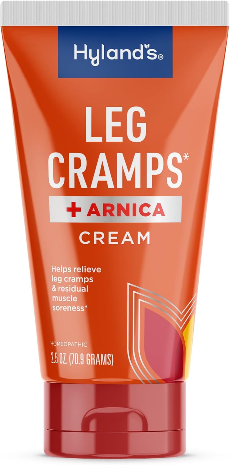 Hyland's Leg Cramps + Arnica, Natural Fast-Acting Pain Relief Cream, 2.5oz