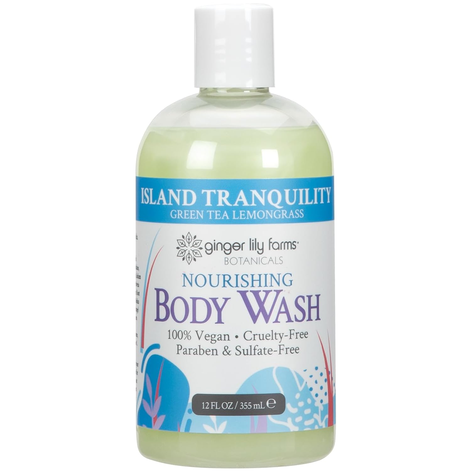 Ginger Lily Farms 1 gal Nourishing Body Wash, Citrus Blend Scent | for Hands, Body & Hair, Moisturizing Wash, Salon Wash, Spa Cleanser, Salon & Spa Essentials, Manicure & Pedicure Supplies